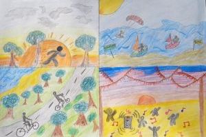 Praca plastyczna wykonana przez Adama Mikuckiego