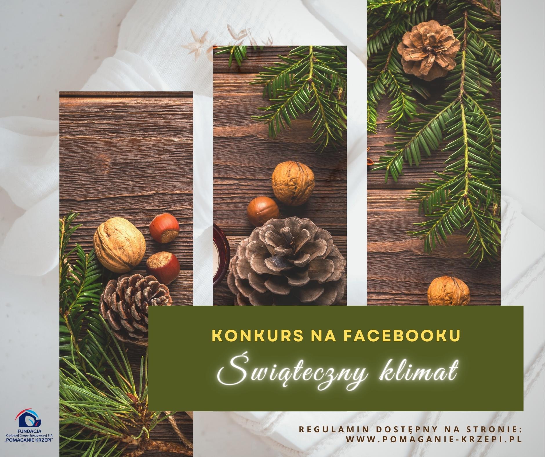 "Świąteczny klimat" - konkurs na profilu Facebook Fundacji