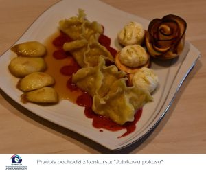 KGW Załomianki Ulepce jabłkami nadziane, w żurawinowym sosie skapane