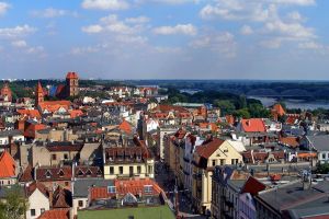 Toruń z lotu ptaka