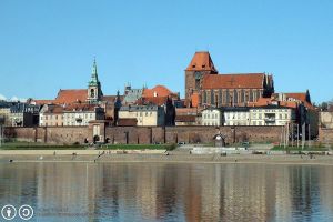 Toruń z lotu ptaka