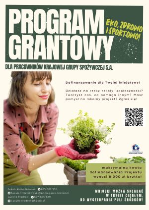 Program wakacyjny i grantowy KGS plakaty
