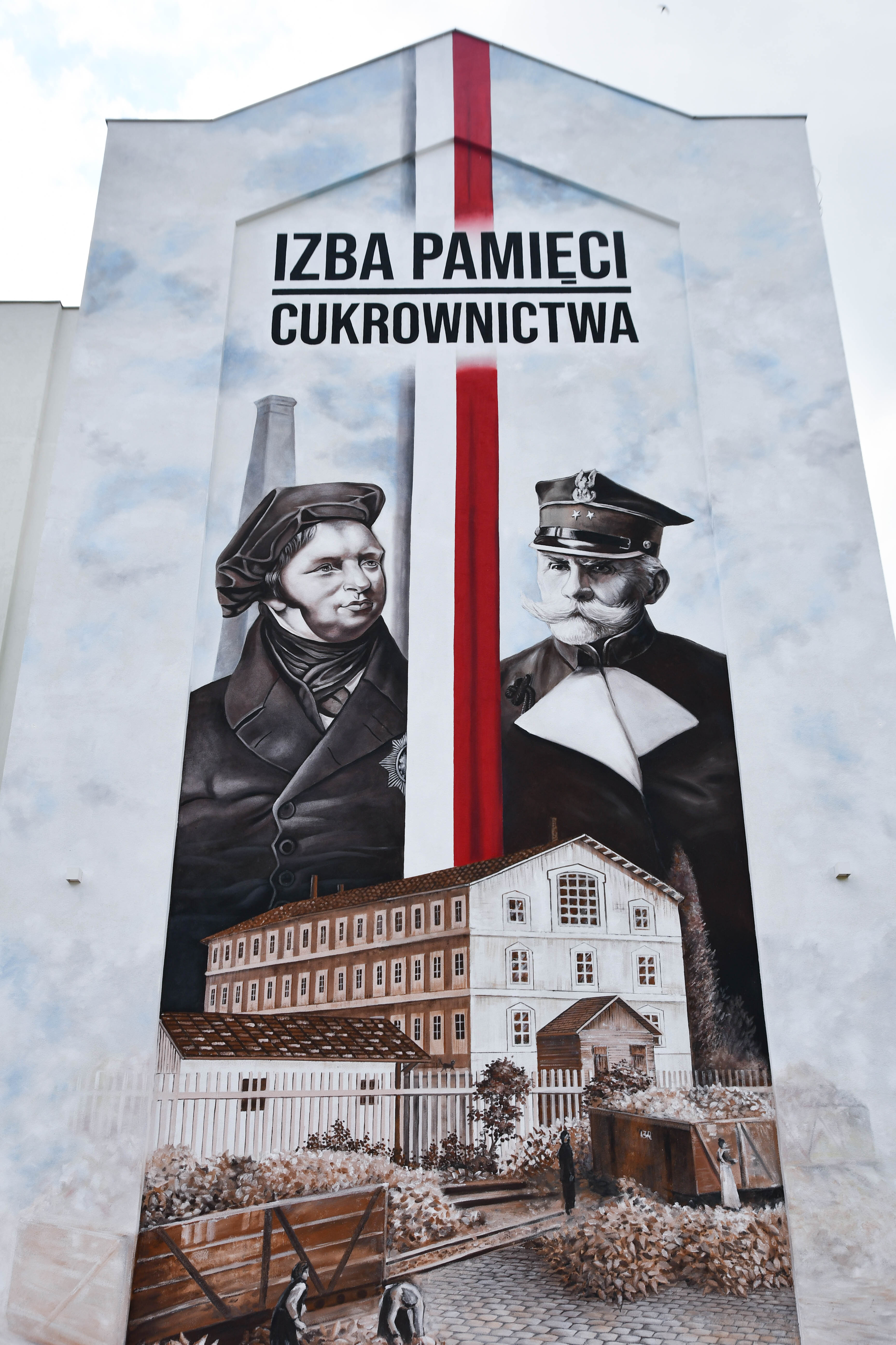 Mural w Izbie Pamięci Cukrownictwa