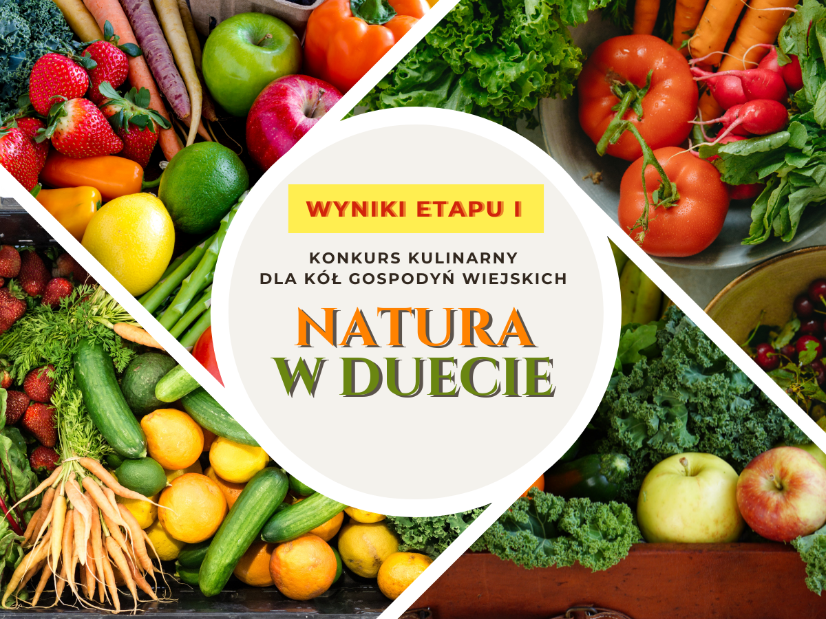 Wyniki Konkursu kulinarnego dla KGW "Natura w duecie!"