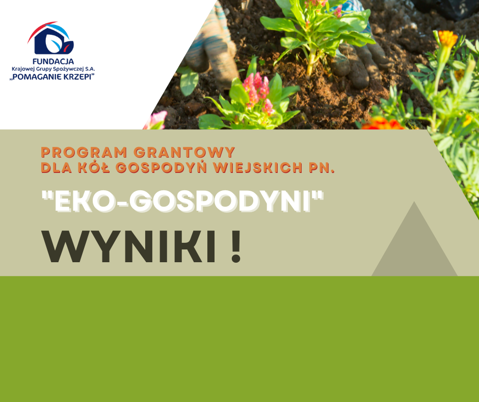 Wyniki V Programu grantowego dla KGW „Eko-gospodyni”